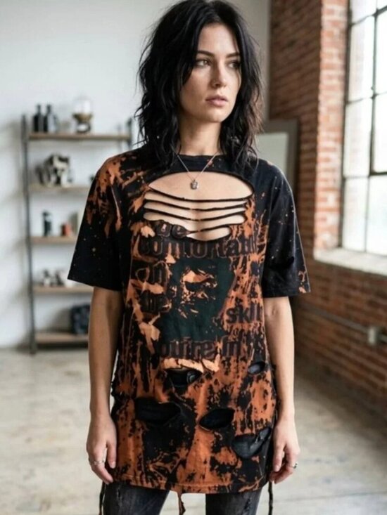 Next Level Apparel Tops - Next Level Apparel Women's Size Medium Be Comfortable In The Skin You're In Tee